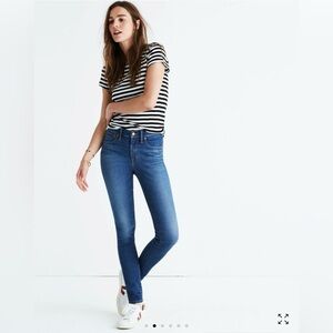 Madewell 9” Mid Rise Skinny Jeans Women’s Size 32